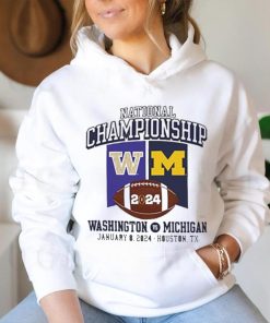 Michigan Football Vs Washington 2024 National Championship Game Banner Shirt