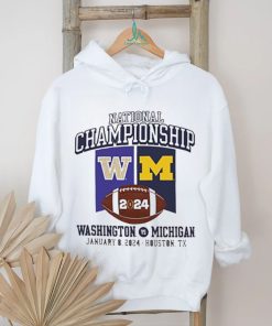Michigan Football Vs Washington 2024 National Championship Game Banner Shirt