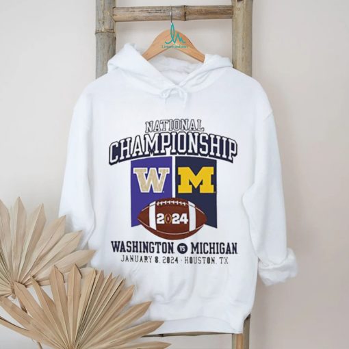 Michigan Football Vs Washington 2024 National Championship Game Banner Shirt