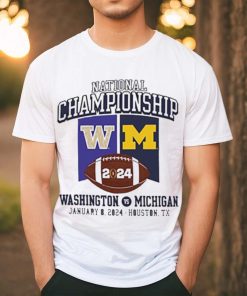 Michigan Football Vs Washington 2024 National Championship Game Banner Shirt