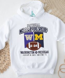 Michigan Football Vs Washington 2024 National Championship Game Banner Shirt