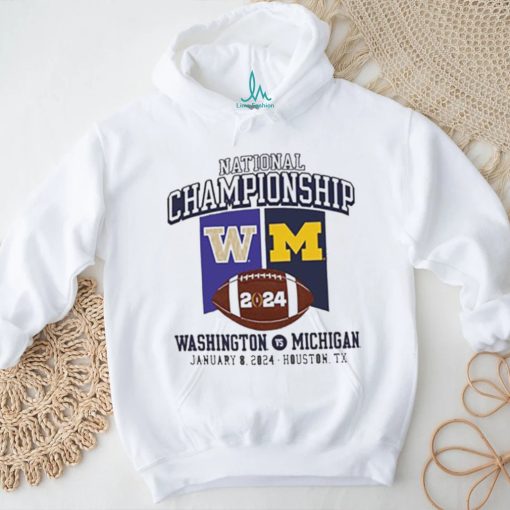 Michigan Football Vs Washington 2024 National Championship Game Banner Shirt