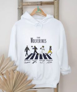 Michigan Football Walking Abbey Road Signatures 2024 Shirt