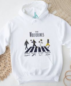Michigan Football Walking Abbey Road Signatures 2024 Shirt