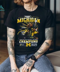 Michigan Mascot 2024 College Football Champions Tshirt