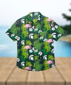 Michigan State Spartans Floral Hawaiian Shirt