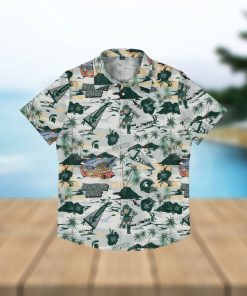 Michigan State Spartans Thematic Stadium Print Hawaiian Shirt