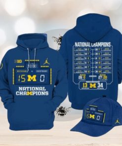 Michigan VS EVERYBODY 15 0 2024 National Champions 3D Hoodie