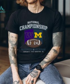 Michigan Vs Washington Football 2024 National Championship Game Head To Head Matchup Shirt