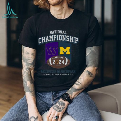 Michigan Vs Washington Football 2024 National Championship Game Head To Head Matchup Shirt