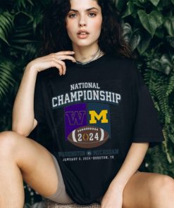 Michigan Vs Washington Football 2024 National Championship Game Head To Head Matchup Shirt
