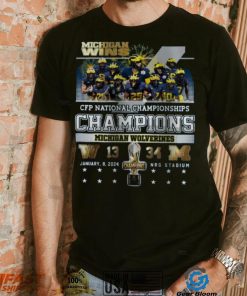 Michigan Wins CFP National Championships Champions 34 13 Huskies Shirt