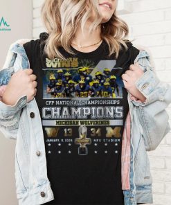 Michigan Wins CFP National Championships Champions 34 13 Huskies Shirt