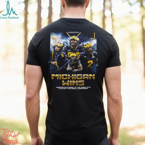 Michigan Wins congratulations To the 2023 CFB playoff National Champions shirt