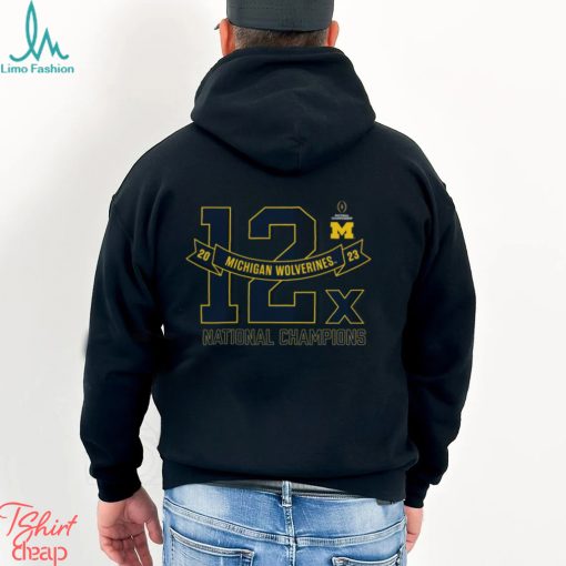 Michigan Wolverines 12 Time Football National Champions Exceptional Talent T Shirt