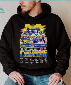 Michigan Wolverines 2023 2024 Rose Bowl Game Champions shirt