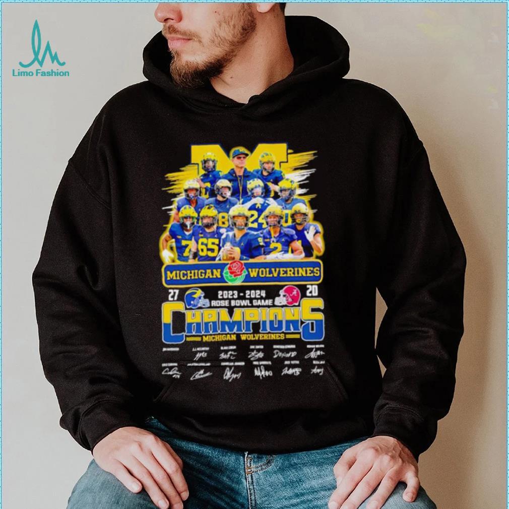 Michigan Wolverines 2023 2024 Rose Bowl Game Champions shirt Michigan Wolverines 2023 2024 Rose Bowl Game Champions shirt