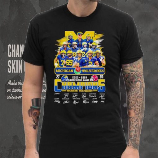 Michigan Wolverines 2023 2024 Rose Bowl Game Champions shirt