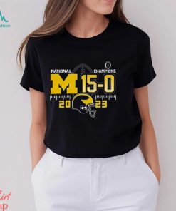 Michigan Wolverines 2023 CFP National Champs 15 0 T Shirt