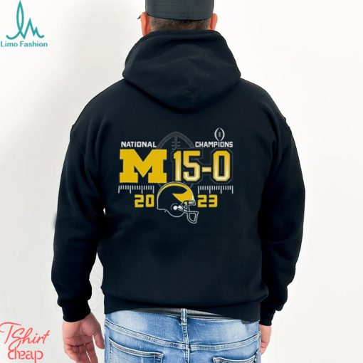 Michigan Wolverines 2023 CFP National Champs 15 0 T Shirt