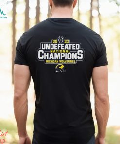 Michigan Wolverines 2023 CFP National Champs Undefeated T Shirt