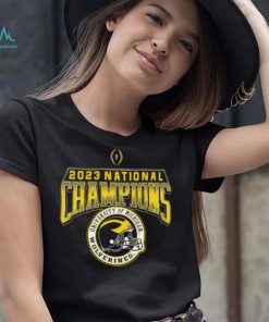 Michigan Wolverines 2023 national champions university of Michigan helmet shirt