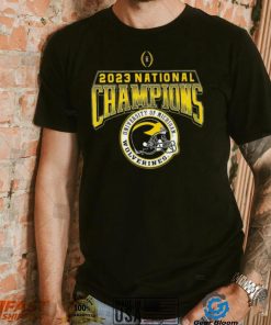Michigan Wolverines 2023 national champions university of Michigan helmet shirt