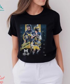 Michigan Wolverines 2024 CFP National Champions 15 0 Poster Tshirt