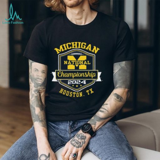 Michigan Wolverines 2024 CFP National Championship Blaze T Shirt