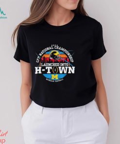 Michigan Wolverines 2024 CFP National Championship H Town T Shirt