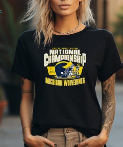 Michigan Wolverines 2024 CFP National Championship Helmet T Shirt