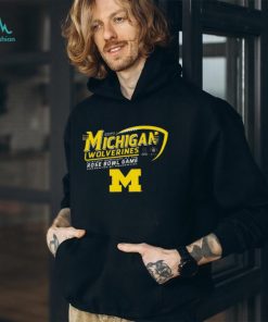 Michigan Wolverines 2024 CFP Semi Rose Bowl Icon Football T Shirt