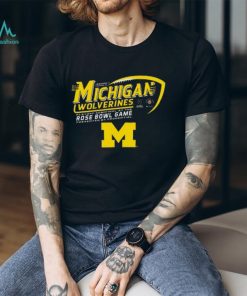 Michigan Wolverines 2024 CFP Semi Rose Bowl Icon Football T Shirt