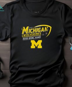 Michigan Wolverines 2024 CFP Semi Rose Bowl Icon Football T Shirt