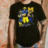 Michigan Wolverines 2024 College football Playoff National Championship players pose go blue shirt