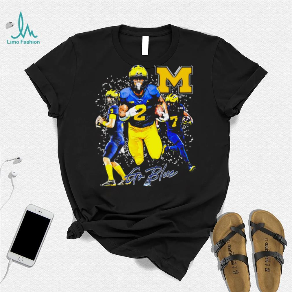 Michigan Wolverines 2024 College football Playoff National Championship players pose go blue shirt Michigan Wolverines 2024 College football Playoff National Championship players pose go blue shirt