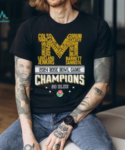 Michigan Wolverines 2024 Rose Bowl Champions Go Blue shirt