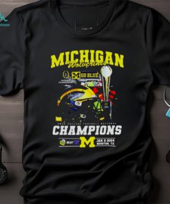 Michigan Wolverines 2024 college football national champions shirt