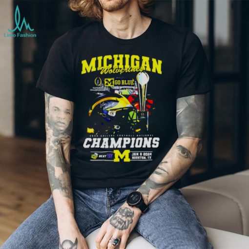 Michigan Wolverines 2024 college football national champions shirt