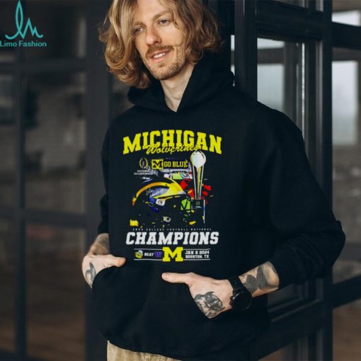 Michigan Wolverines 2024 college football national champions shirt