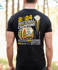 Michigan Wolverines 34 13 Washington 2024 National Championship Champions Shirt