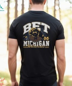 Michigan Wolverines '47 Bet Helmet Franklin Shirt