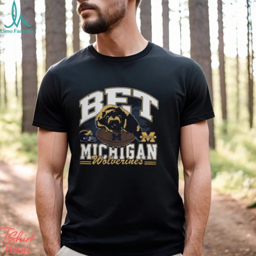 Michigan Wolverines ’47 Bet Helmet Franklin Shirt