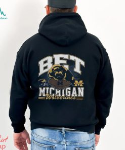 Michigan Wolverines '47 Bet Helmet Franklin Shirt