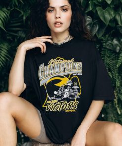 Michigan Wolverines ’47 College Football Playoff 2023 National Champions State Outline Franklin T shirt