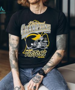 Michigan Wolverines ’47 College Football Playoff 2023 National Champions State Outline Franklin T shirt