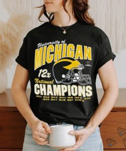 Michigan Wolverines ’47 Women’s 12 Time Football National Champions Frankie Shirt