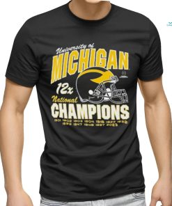 Michigan Wolverines ’47 Women’s 12 Time Football National Champions Frankie Shirt