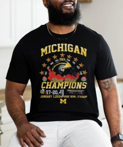Michigan Wolverines 9 Time Rose Bowl Champions 2024 T Shirt