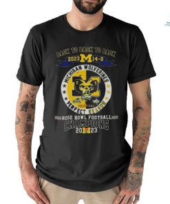 Michigan Wolverines Back To Back To Back 2023 Rose Bowl Football Champions T Shirts